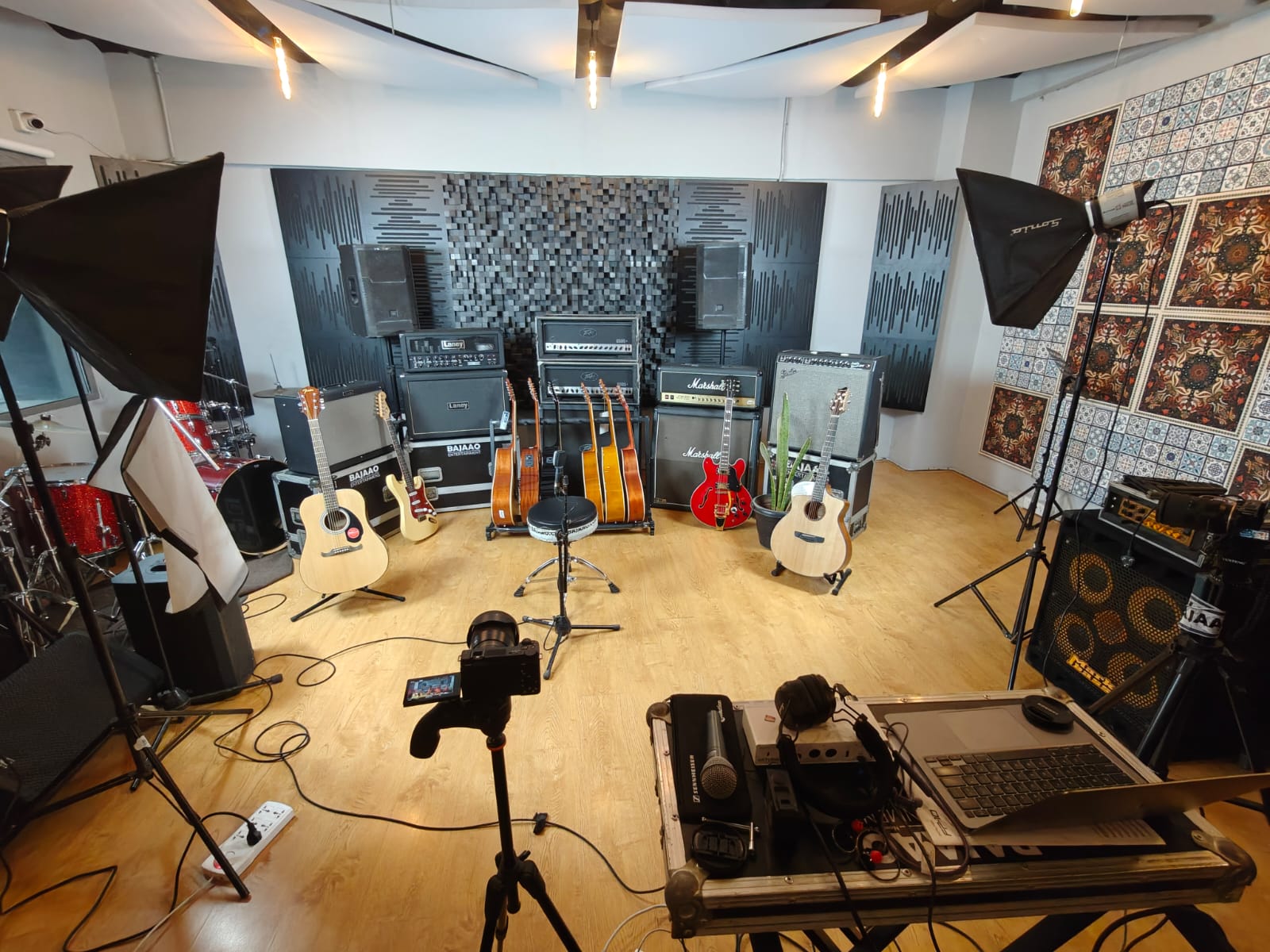 Music production behind the scenes